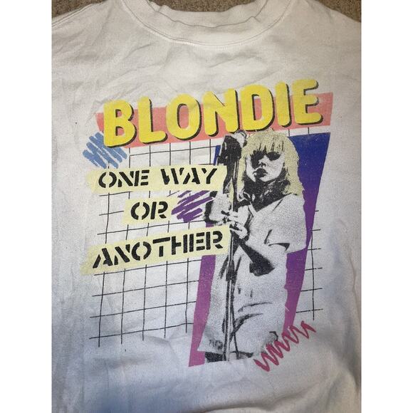 BLONDIE Sweatshirtm , ONE WAY OR ANOTHER - Size S Small - Picture 3 of 4